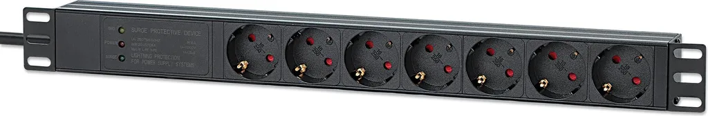 Intellinet 715140 PDU 7 Outlets 1U Rack 19 - Offerta Protezione
