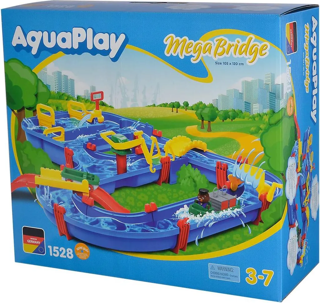 Circuit AquaPlay Mega Bridge avec écluse et pont pour enfant dès 3 ans