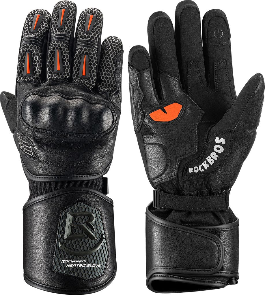 ROCKBROS Winter Handschuhe Fahrrad/Motorrad Touchscreen Winddicht Rutschfest gr. XL