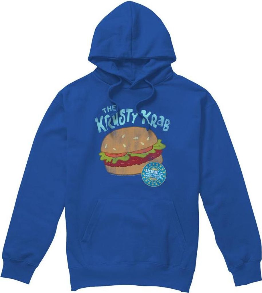 SpongeBob SquarePants - "Krusty Krab" Kapuzenpullover für Herren TV8840 (XXL) (Königsblau)