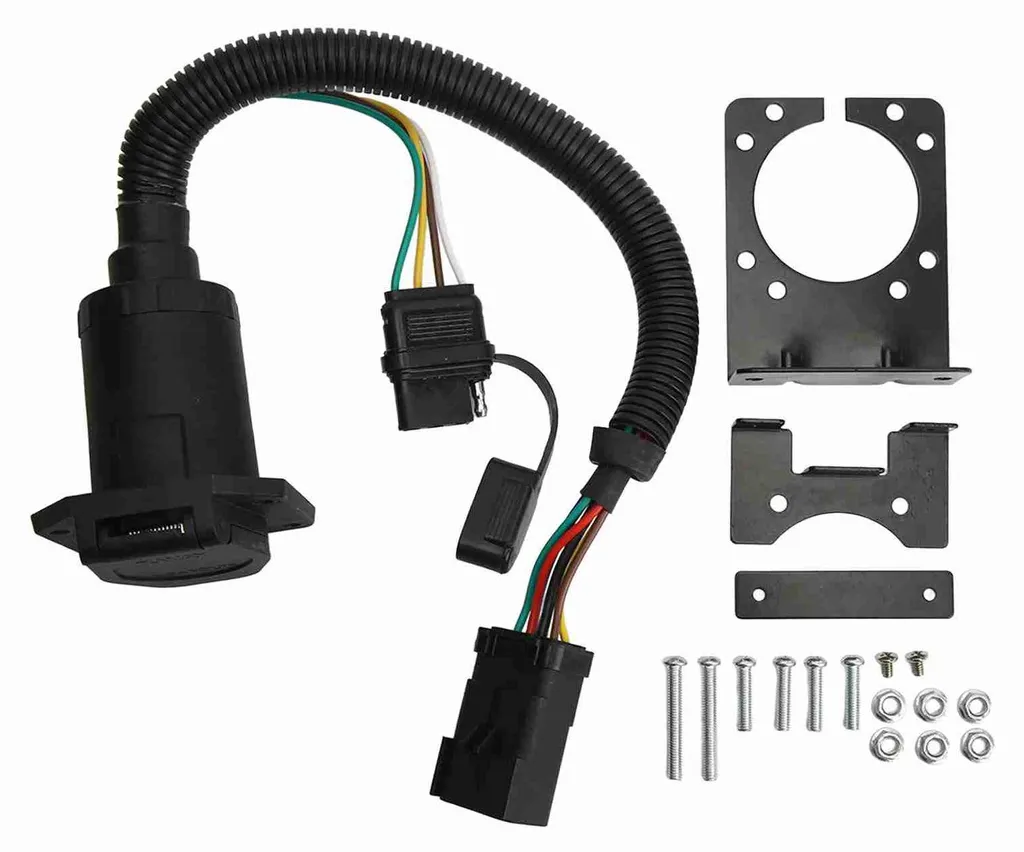 Remplacement faisceau remorque Dodge Ram 1500 connecteur 7 et 4 broches