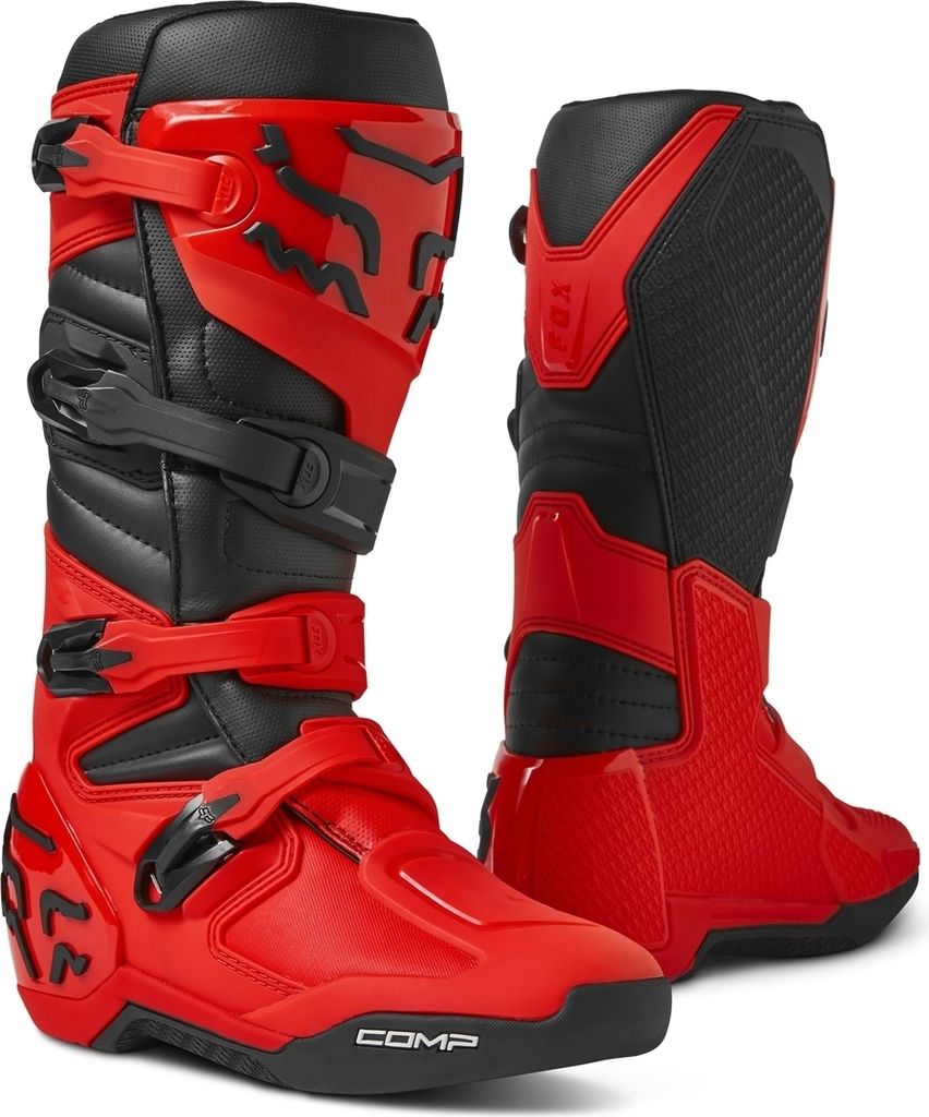 FOX Comp Motocross Stiefel, rot, 11.5