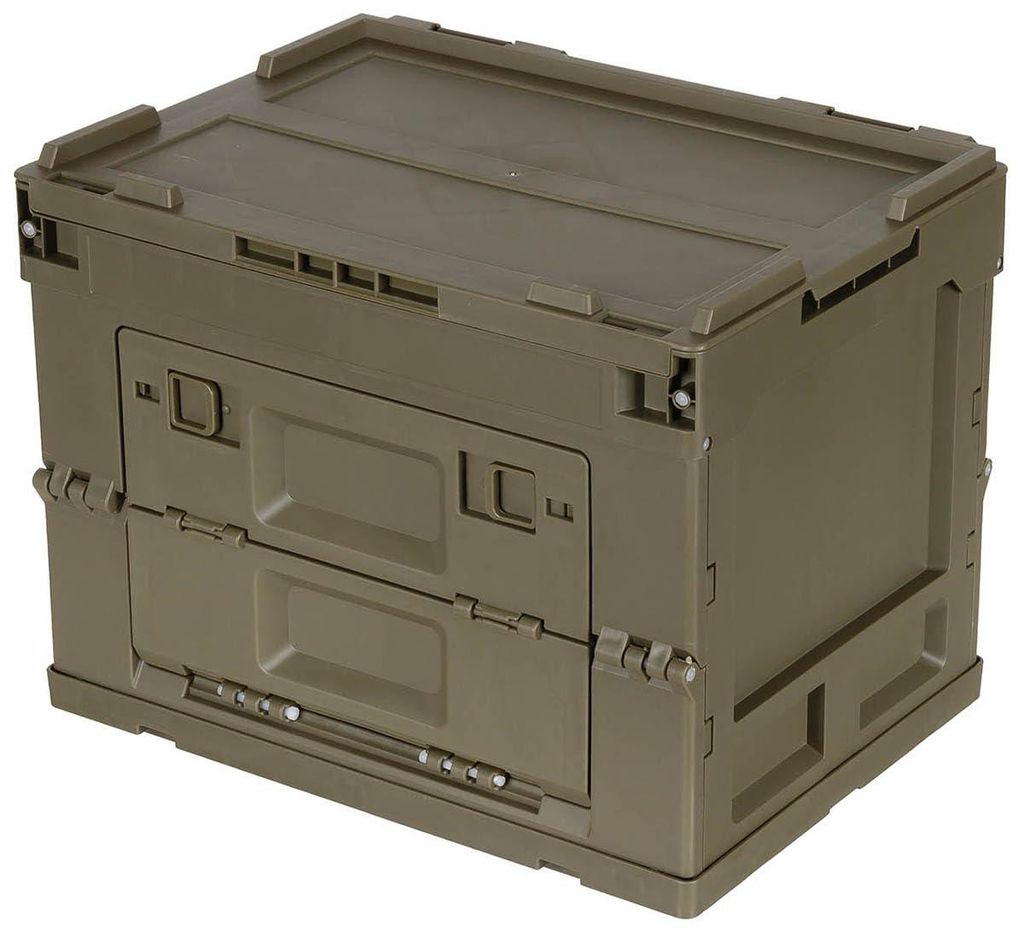Faltbare Kunststoffbox, 20 Liter, olivgrün