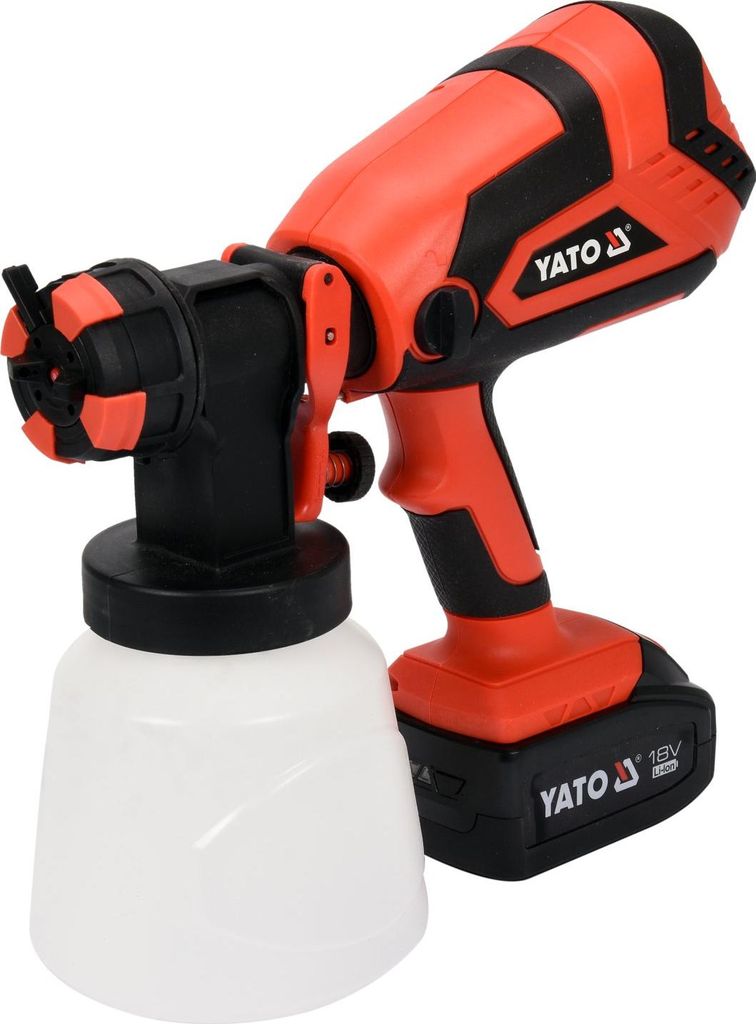 Yato YT-82765, Farbe, 1 l, 0,203 m/s², 83 dB, Schwarz, Rot, Produktbild 