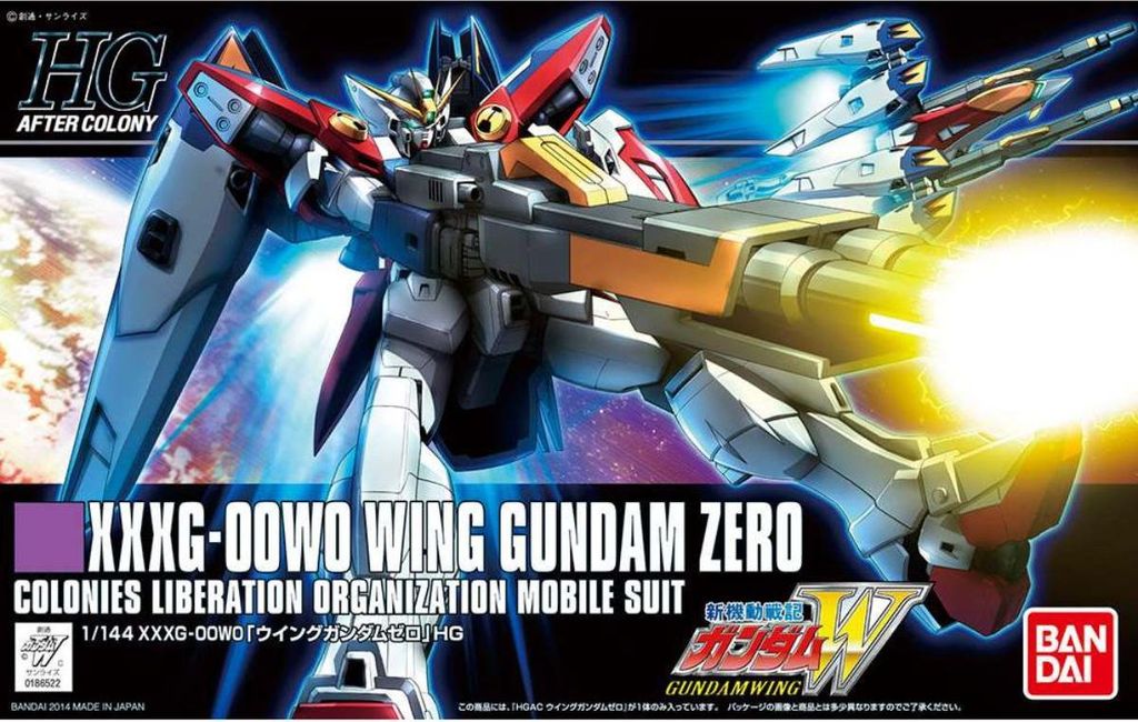 Gundam Gunpla Wing Gundam Zero (HGAC 1/144) Produktbild 