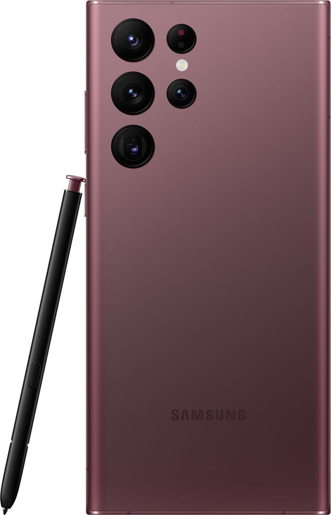 Galaxy S22 Ultra 5G 128GB Burgundy Smartphone Produktbild 4
