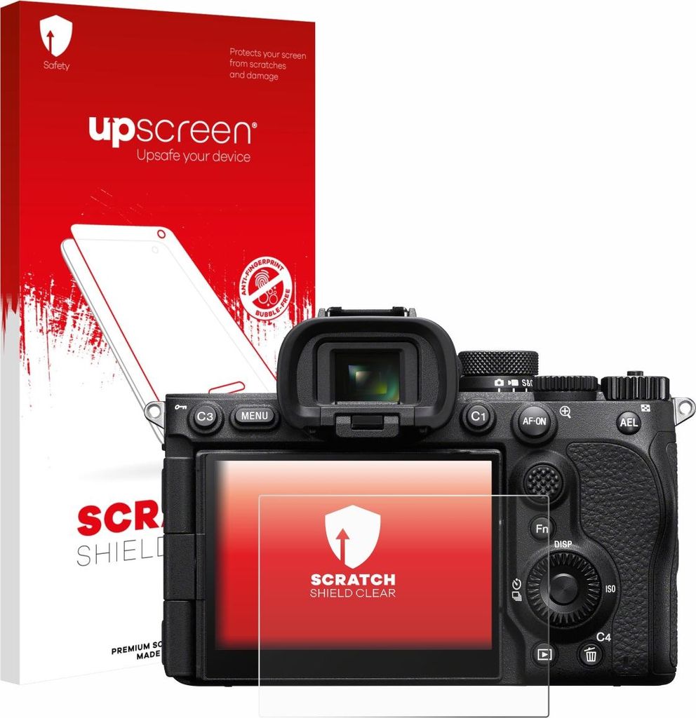 upscreen Schutzfolie für Sony Alpha 7 V (ILCE-7M5) Displayschutz Displayschutzfolie Folie Klar Transparent