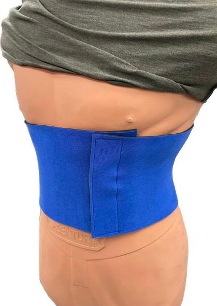 Stiel Bauchband - Schweißband - Waist Trimmer Blau - 20cm