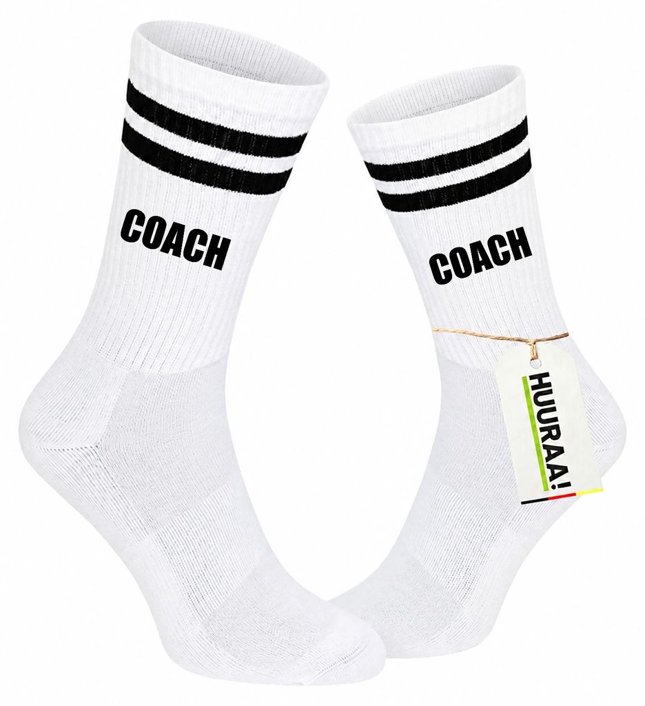 Huuraa Uni Socken Coach Training 42/46 Black Baumwolle Produktbild 