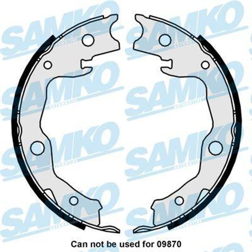 SAMKO 81034 Handbremsbeläge für RENAULT Kadjar (HA, HL) Produktbild 