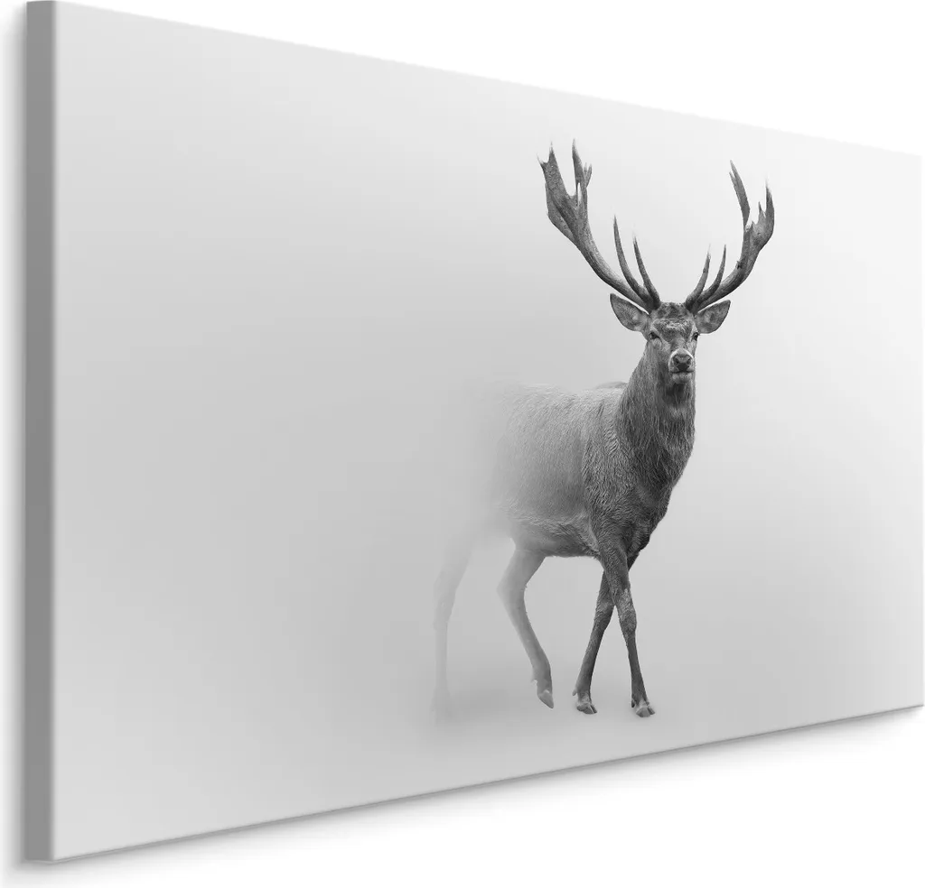 Stampa Artistica Cervi Selvatici 120x80 - Tela XXL Design Foresta