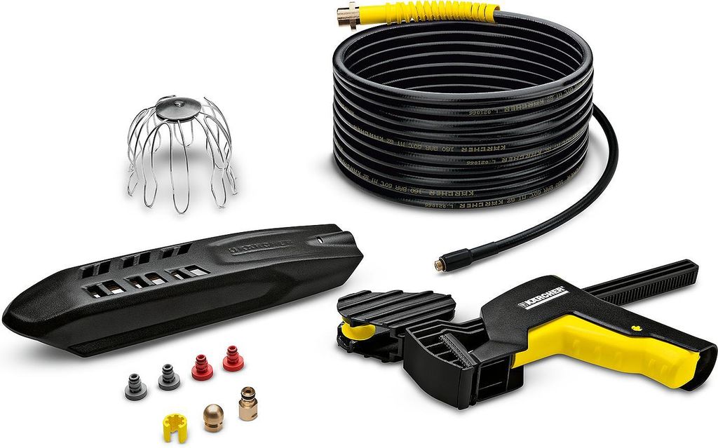 Kit KARCHER pour nettoyage canalisations/ gouttières + Image du produit 