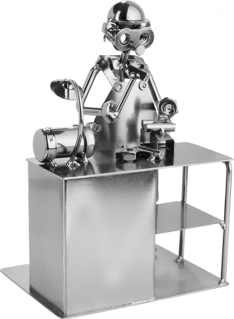 Idea Regalo Artigiano - Omino di Ferro BRUBAKER con Cacciavite Metallo