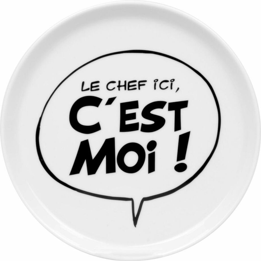 Könitz Teller Coup Asterix - Le chef ici cest moi, Porzellan, Bunt, 20 cm, 11 4 20A 2774