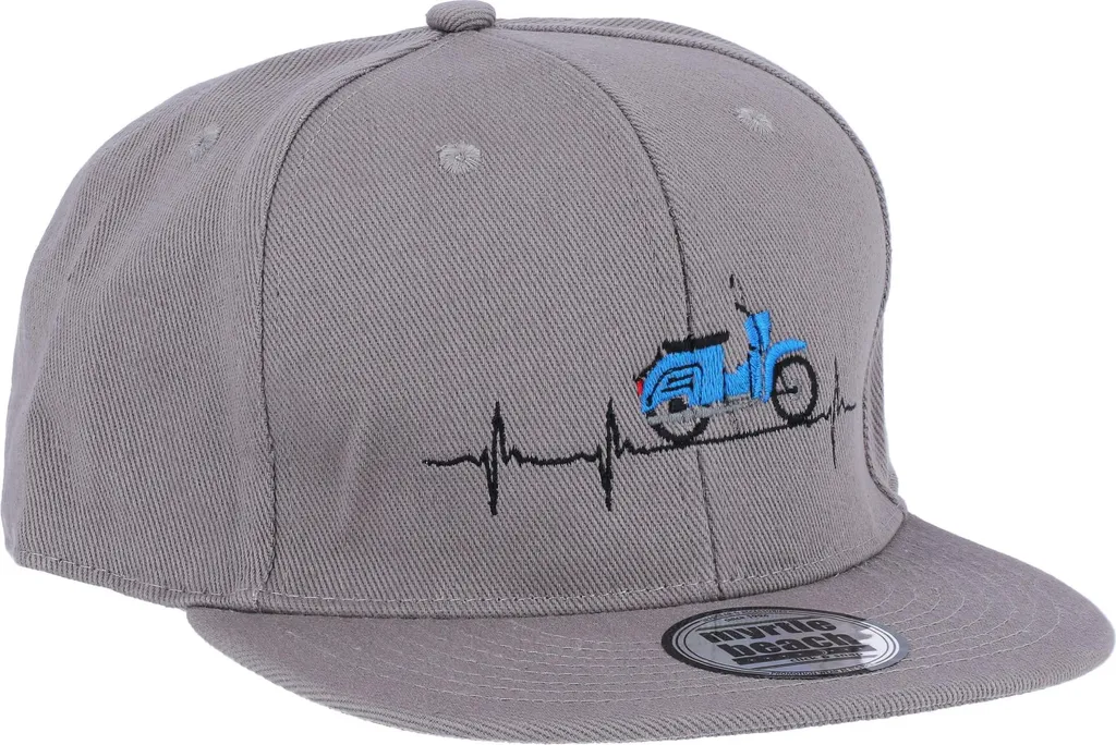 Snapback Grigio Blu Swallow - Cappellino Regolabile Streetwear Top