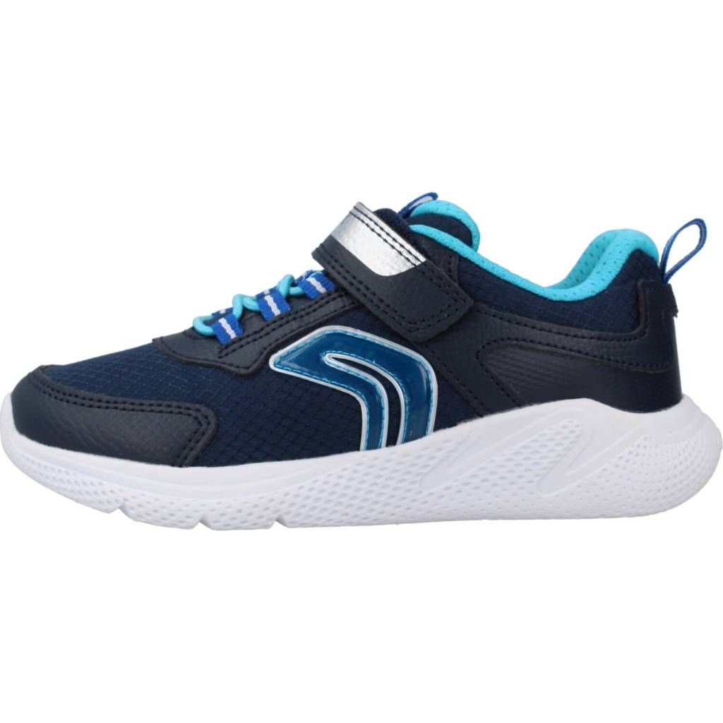 Geox J SPRINTYE Boy Sneaker, Navy/Silver, 26 EU, Navy Silver, 26 EU Geox J SPRINTYE Boy Sneaker, Navy/Silver, 26 EU, Navy Silver, 26 EU