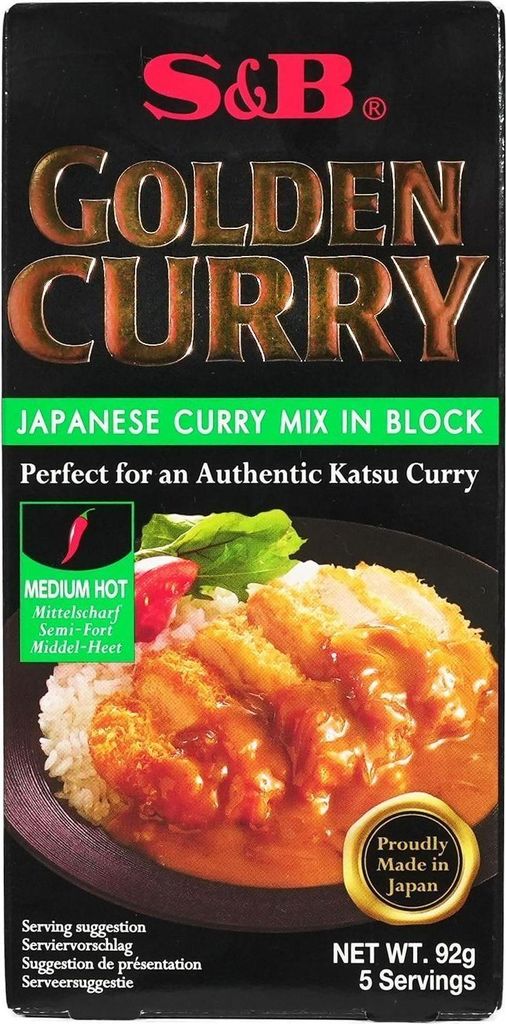 ! S&B Golden Curry Japan Curry MEDIUM HOT 92g