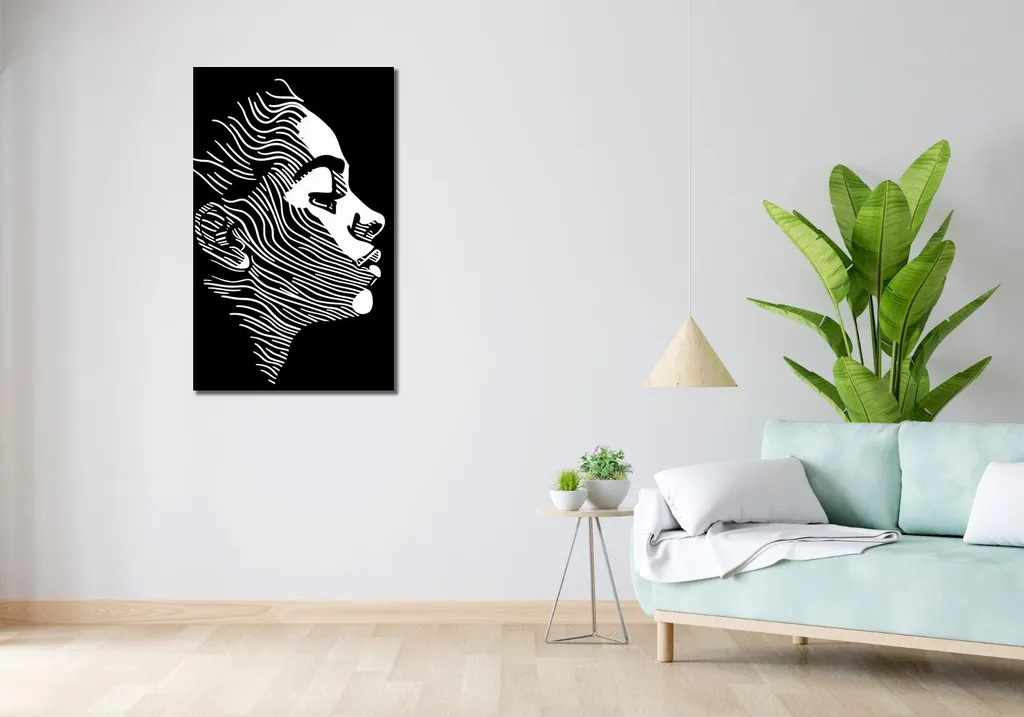 Image 60 x 100 cm Lignes de l'expression - Décoration Murale Moderne - 2