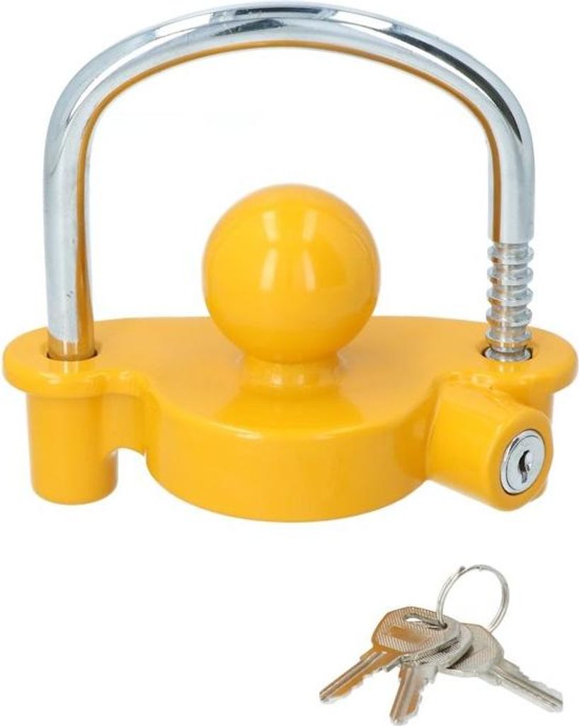 CARPOINT Anhängerschloss 0440030 50mm Edelstahl Produktbild 