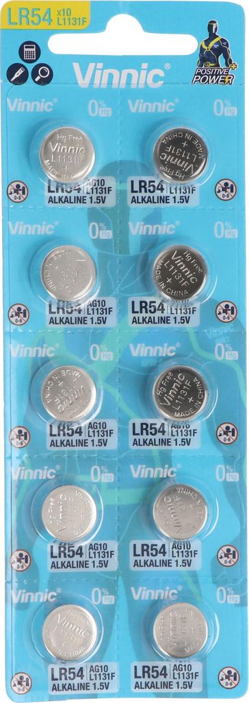 Bateria guzikowa Vinnic G10 AG10 cena za 10szt.