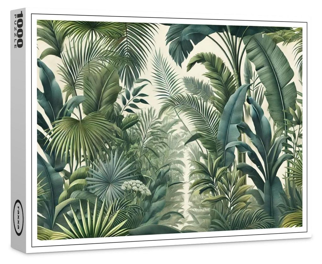 raxxa Premium-Puzzle "Exotic Leafy Paradise", 1000 Teile