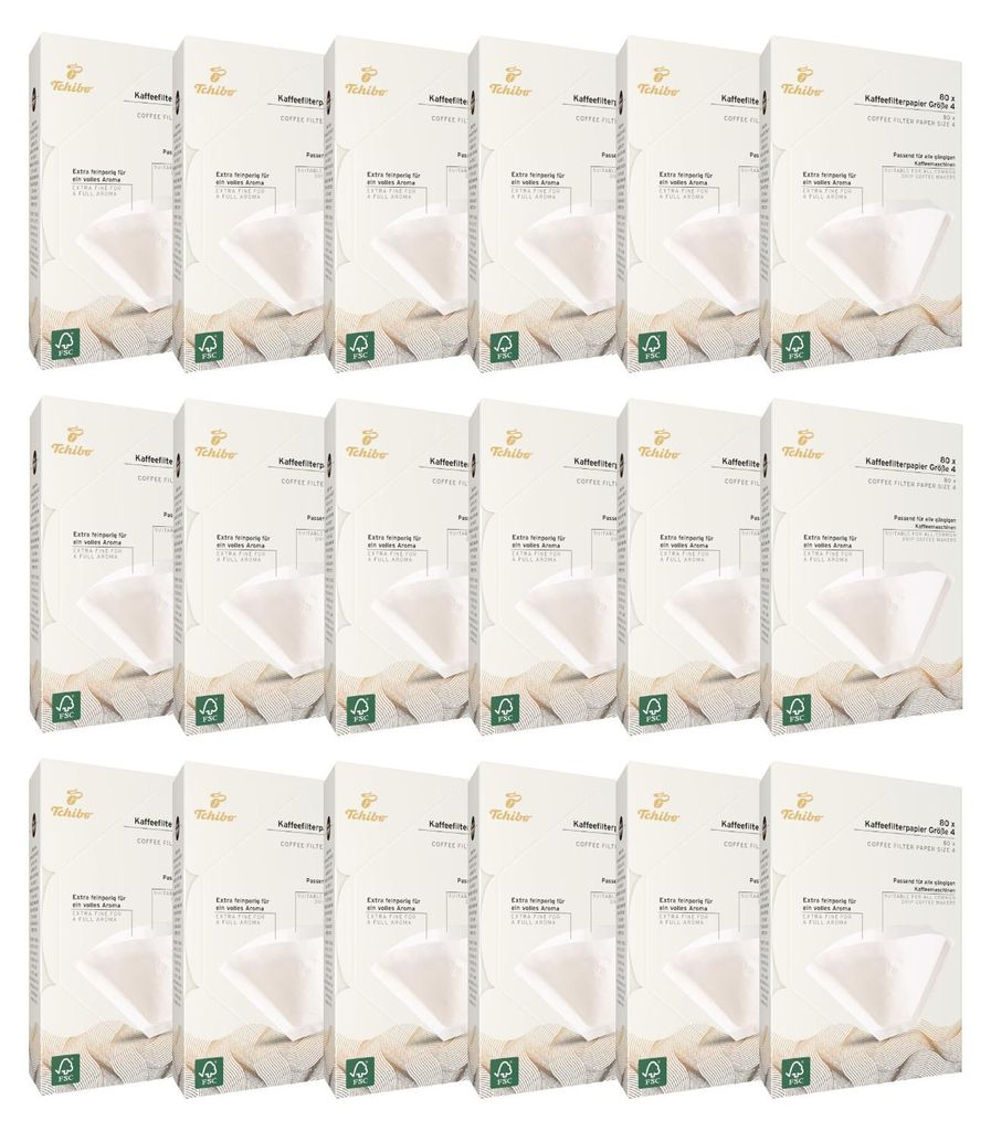 Tchibo Kaffeefilter Größe 4 Großpackung 1440 Stück - Produktbild 