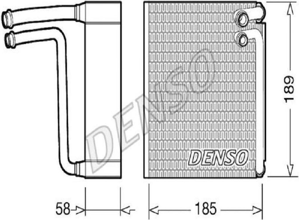 Verdampfer, Klimaanlage DENSO DEV09025