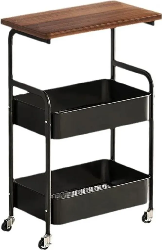 Tavolino da Salotto Verde Militare | Carrello Plastica con Ruote