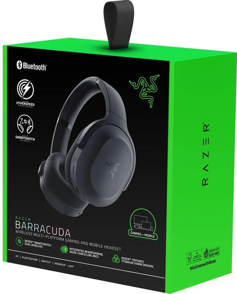 Casque Gaming circum-aural Razer Barracuda polyvalent sans fil - 24