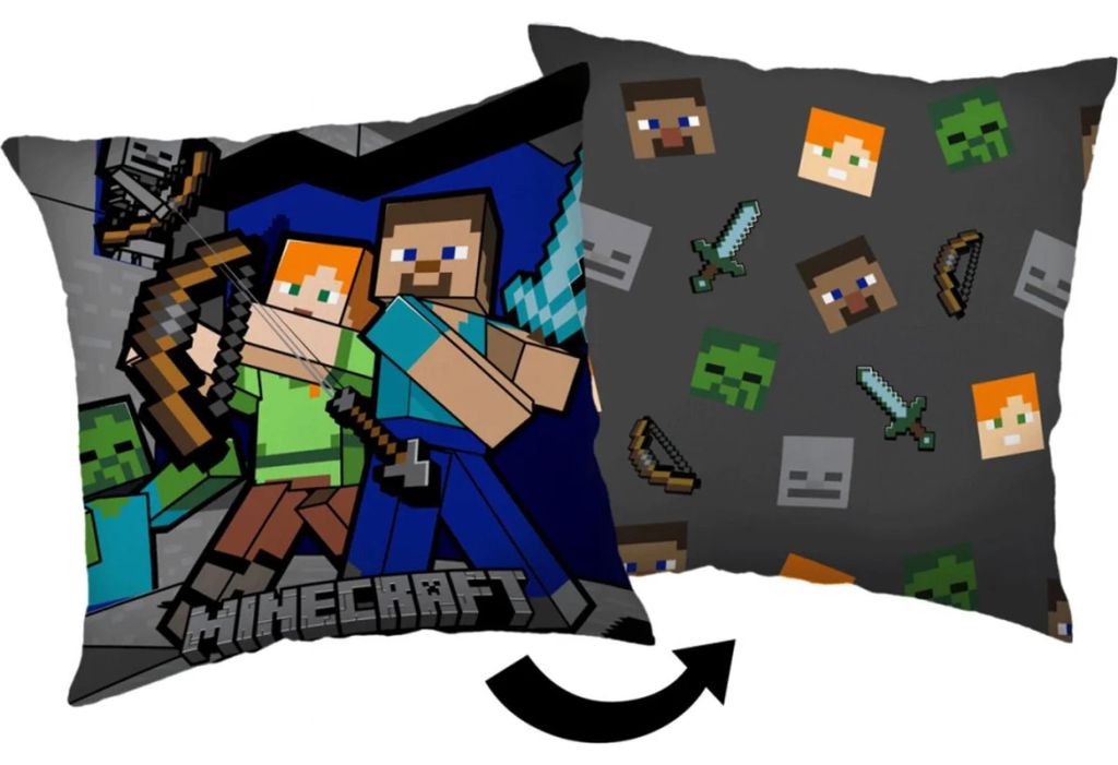 Almohada de Minecraft (1 unidad). Cojín decorativo de alta Imagen del producto 