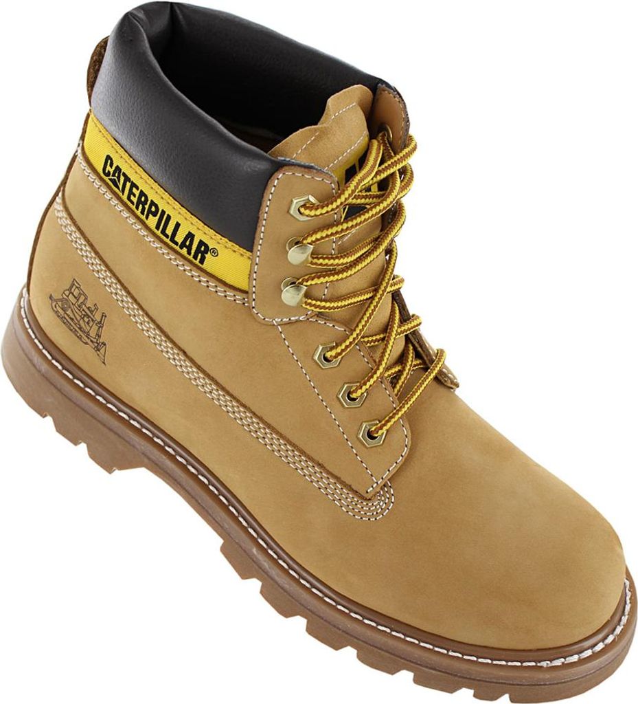 CAT Caterpillar Colorado 6 inch Boots - Herren Winter Stiefel Leder Honey PWC44100-940 , EU 41.5 UK 7.5