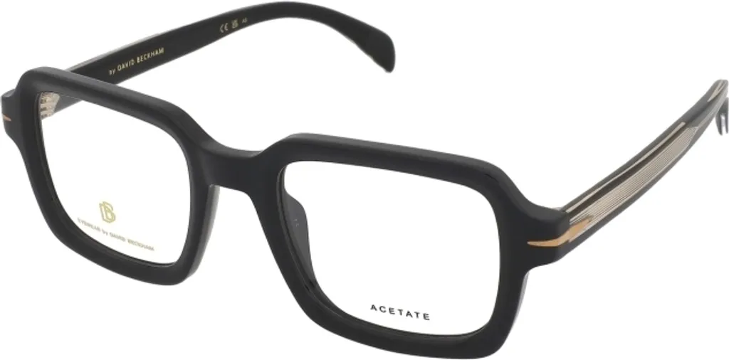 Monture optique David Beckham DB 7113 lunettes de vue homme noir 50mm