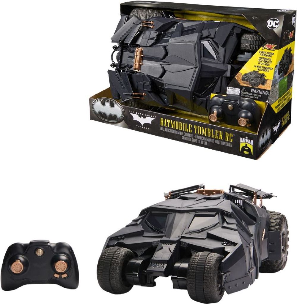 DC Comics - Batman Tumbler RC Ferngesteuertes Fahrzeug, Auto, 4 Jahr(e), Kunststoff, Schwarz