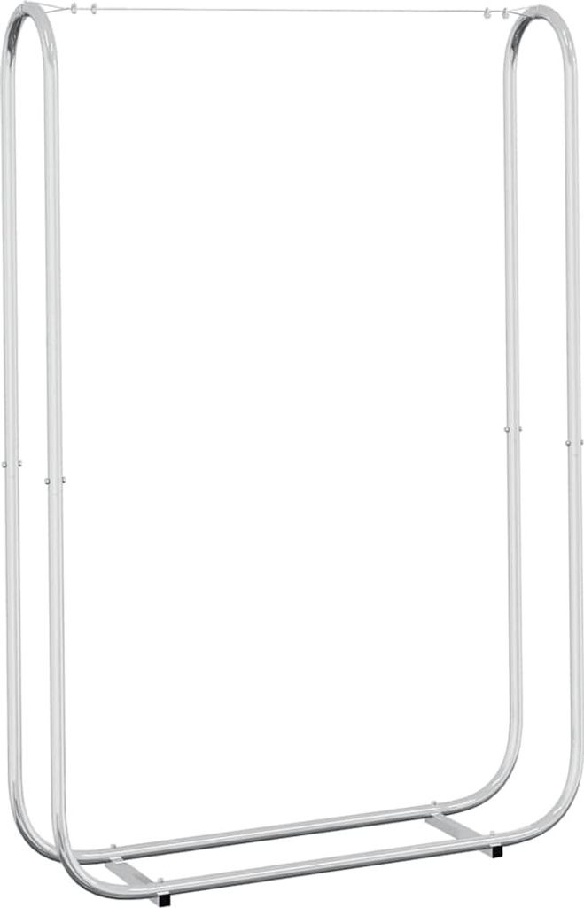 vidaXL Kaminholzregal 100x25x150 cm Stahl verzinkt
