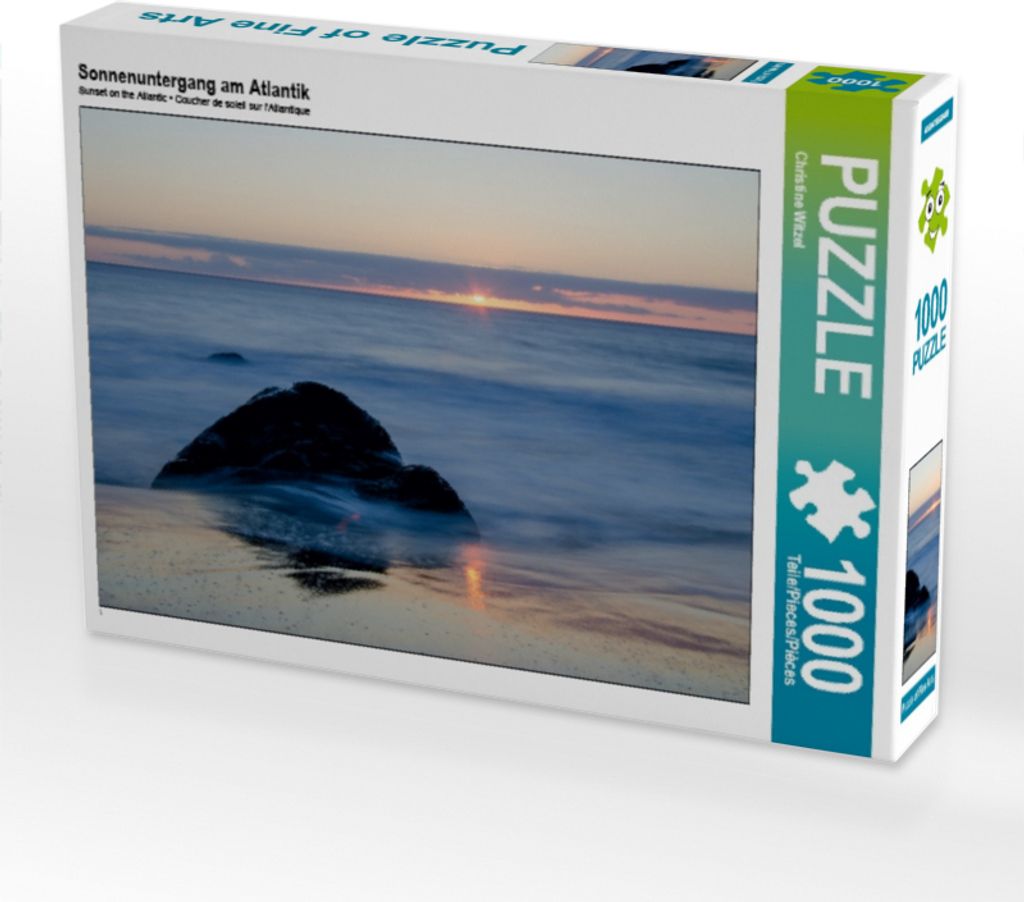 Calvendo Sonnenuntergang am Atlantik 1000 Teile Puzzle quer 640x480mm, Witzel Christine; 7440608