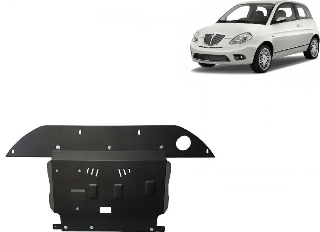 Protection anti-encastrement acier robuste pour Lancia Ypsilon 843