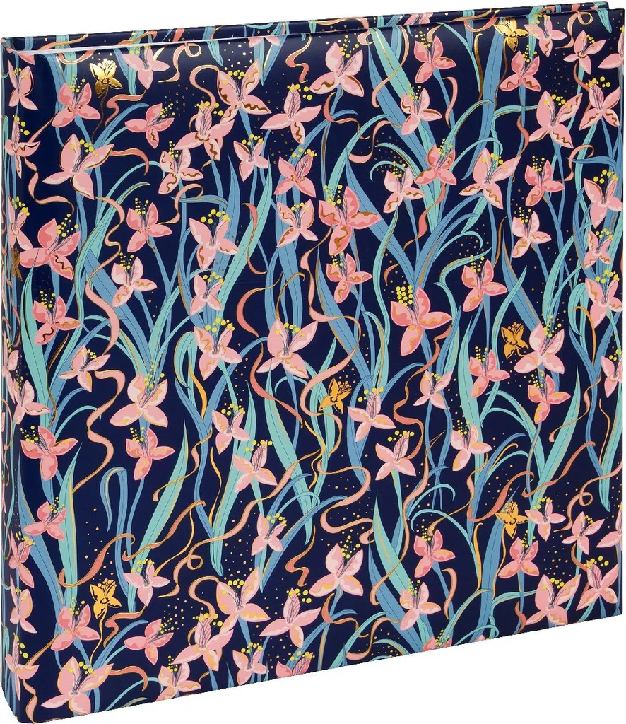 Album fotografico Goldbuch Garden Chic Blu 30x31 cm 60 pagine in rilievo oro - 2