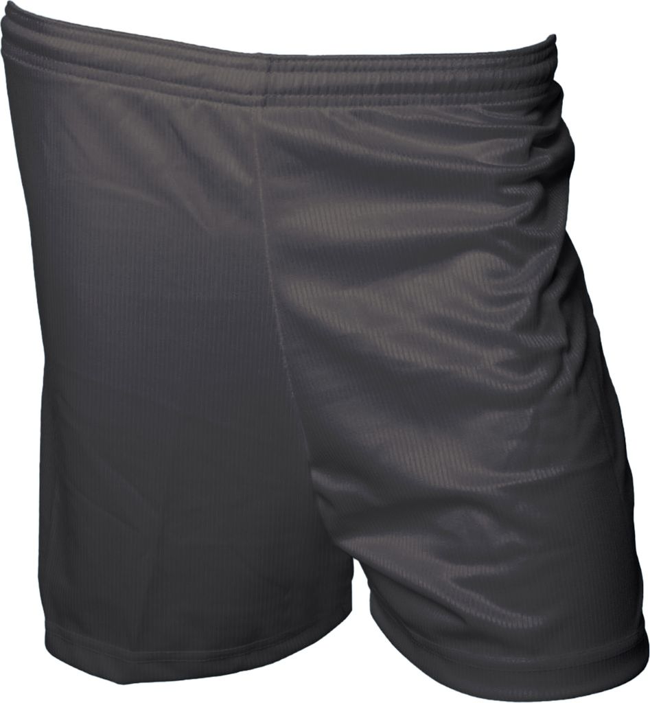 Precision Kinder Fußballshorts mit Mikro-Streifen RD123 (XS) (Schwarz)