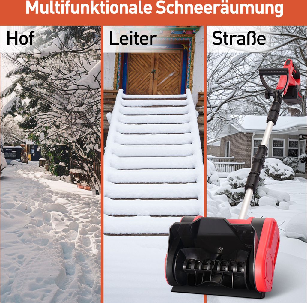 Akku-Schneefräse,Akku-Schneeschaufel,24V mit 2 Produktbild 5