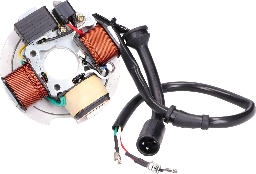 101_Octane Lichtmaschine Stator kompatibel mit Vespa PK 50 S (ohne Blinker)