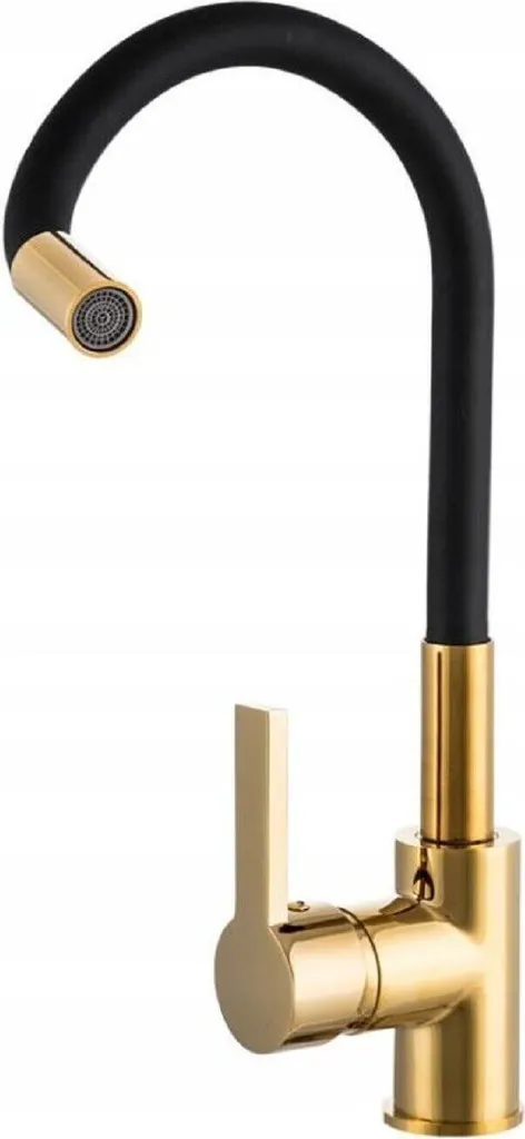 Rubinetto Cucina Oro 10901: Miscelatore Lavello Flessibile Design