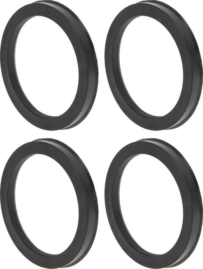 100,1 mm bis 79,6 mm Auto-Radnaben-Zentrierringe Schwarz aus Polycarbonat Räderzentrumswelle stoßdämpfende Nabenringe 4 Stück