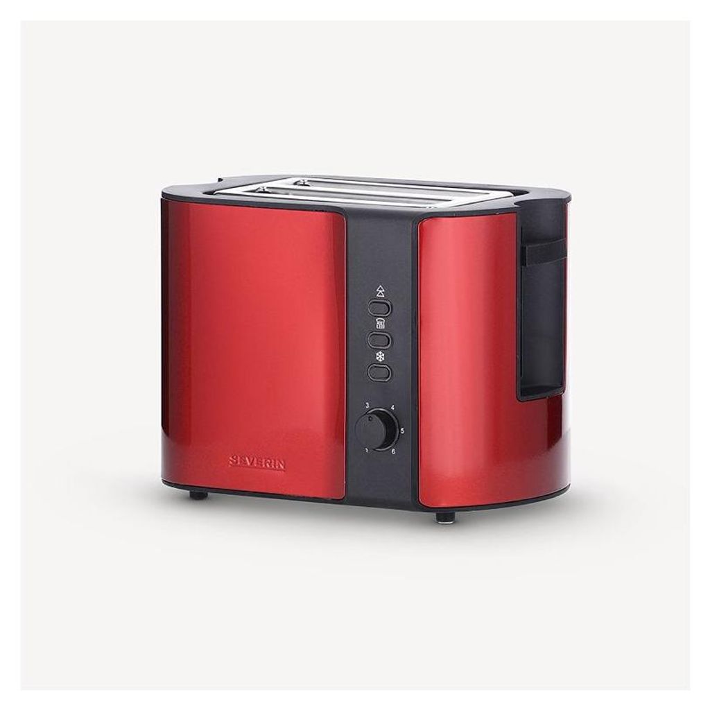 Severin AT 2217 Toaster 2 Scheibe(n) Schwarz - Rot 800 W Immagine del prodotto 