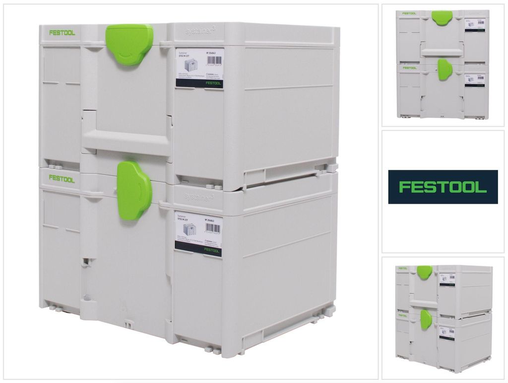Zestaw systainerów Festool 2x SYS3 M 337 ( 2x 204844 ) 32,4 Zdjęcie produktu 