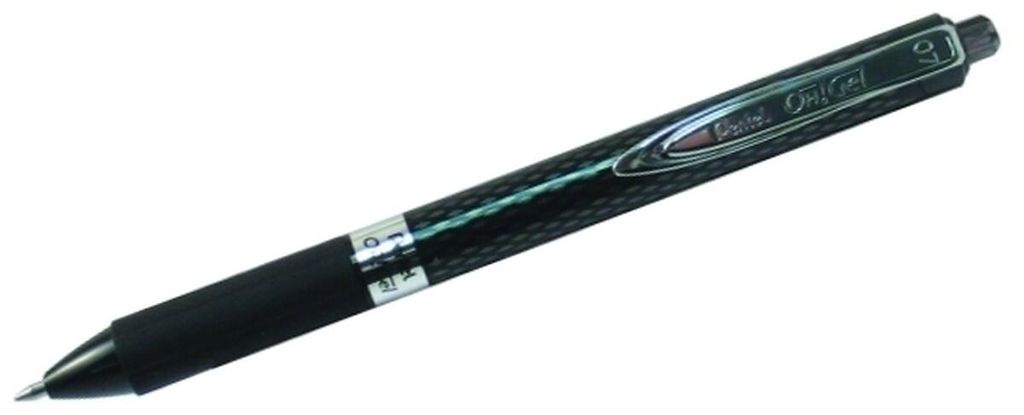 Pentel K497-A, Ausziehbarer Gelschreiber, Schwarz, Schwarz, Produktbild 