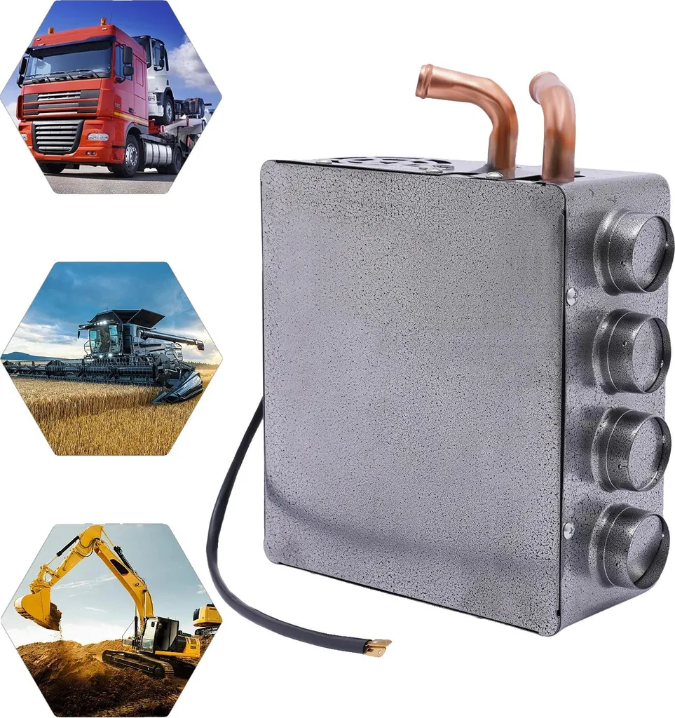 Solution Chauffage Rapide et Désembuage - Cuivre Pur 4 Sorties d'Air