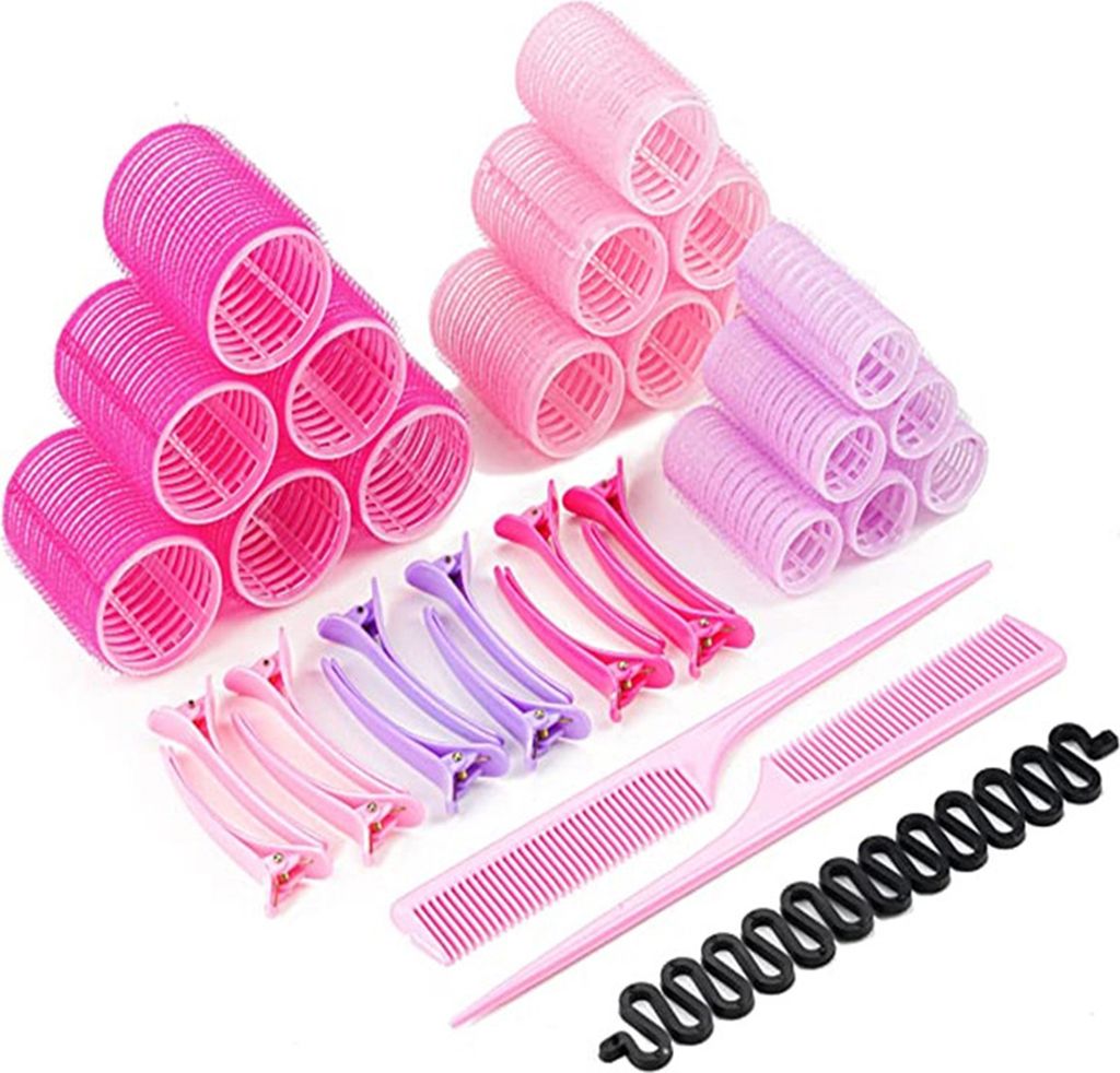 Lockenwickler Set, Professional selbsthaftende Haftwickler