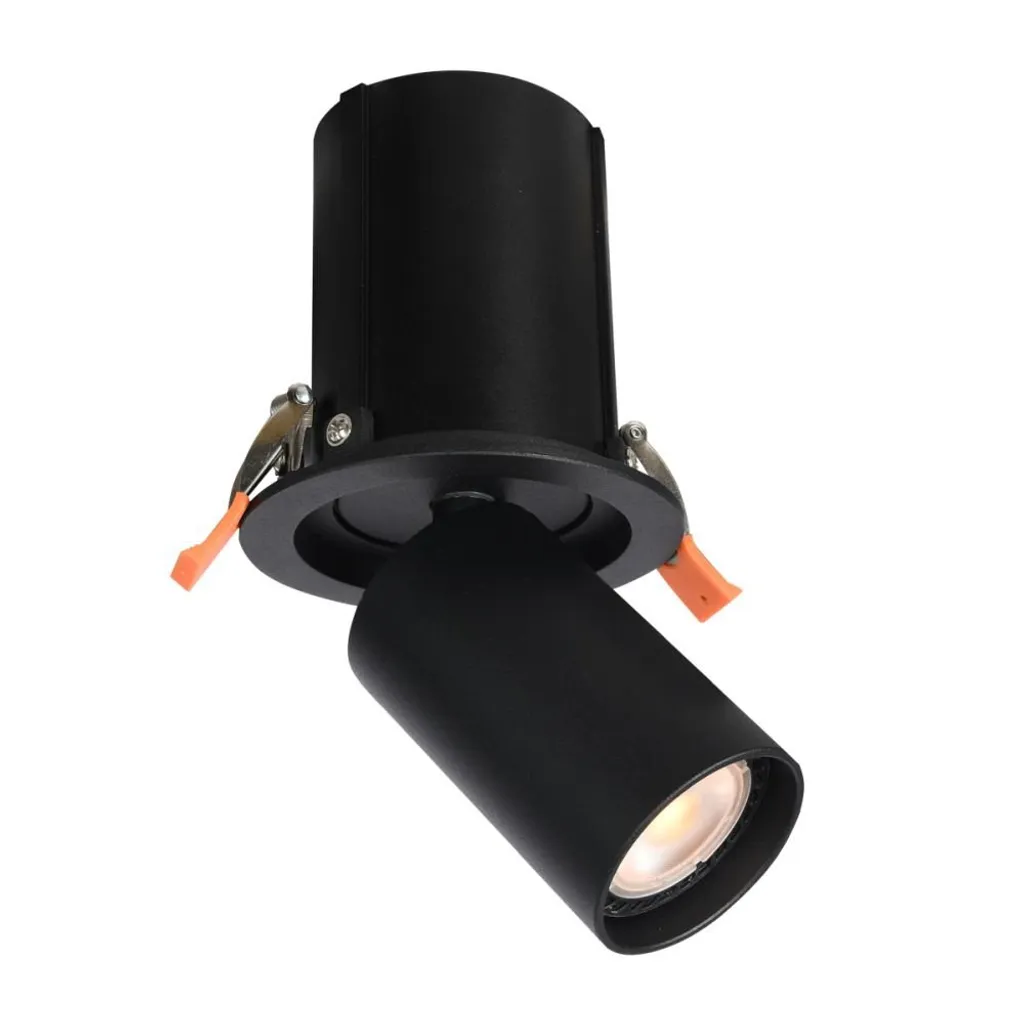 Italux TERMO Faretto Incasso Nero Ø10cm - Eleganza Minimalista GU10