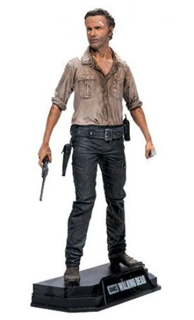 Rick Grimes 18 cm The Walking Dead Figurine Réaliste sans Défaut AMC