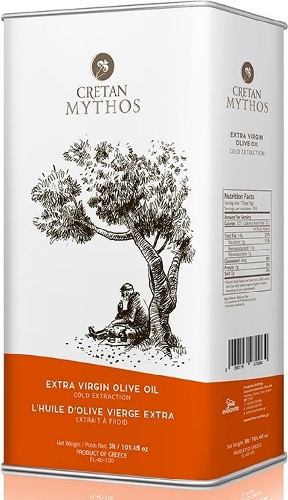Cretan Mythos Natives Olivenöl Extra 3L Kaltgepresst von Produktbild 